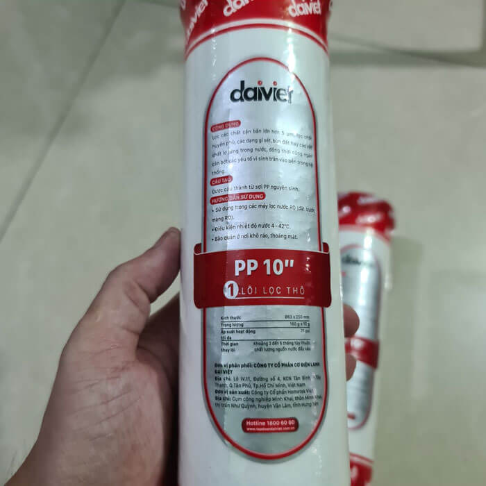 Lõi lọc Nakami - Lõi PP 10